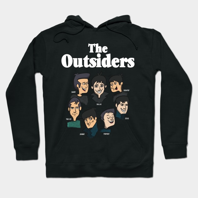 The Outsiders Hoodie by QuePedoStudio